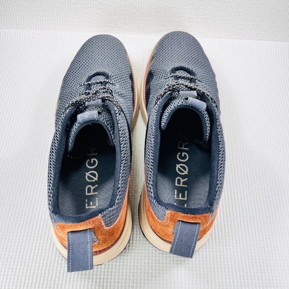 Cole Haan Men's Size 12 Grand Atlantic Sneaker Marine Blue British Tan - Picture 9 of 11